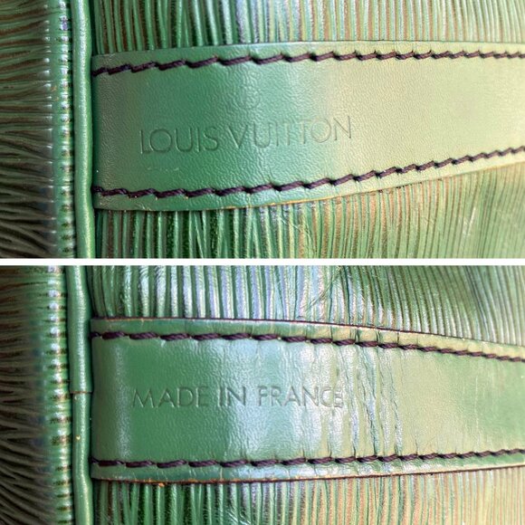 Vintage LV Epi Leather Petit Noe Borneo Drawstring Shoulder Bucket Bag - Picture 5 of 16